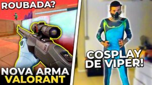 NOVA ARMA OUTLAW DO VALORANT É ROUBADA? e XAND FAZENDO COSPLAY DE VIPER - CLIPS