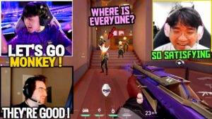 PRX Jinggg & PRX Monyet Duo together Against Bleed YaY in Ascendant Immortal Lobby Ranked | Valorant