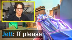 Streamer tries to rank up in Valorant without tilting... (spoiler: it's impossible)