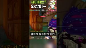[발로란트] 사이퍼 할 때 절대 못참는 상황 ㅋㅋㅋ #shorts #valorant #valorantclips