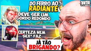 A PARTIDA mais TOXICA que ja JOGUEI! FERRO AO RADIANTE #4 -VALORANT