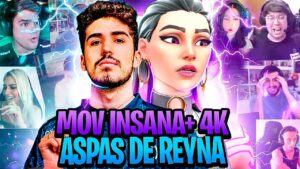 ASPAS da AULA DE MOVIMENTAÇÃO com 4K INSANO e IMPRESSIONA OS STREAMERS (Reação dos Streamers