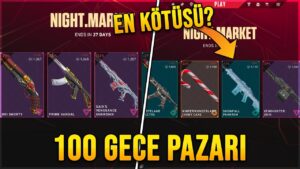 EN KÖTÜ GECE PAZARI'NI BULDUK! 100 PAZARA BAKIYORUZ! (VALORANT Night Market Döndü)