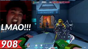 This Guy Hits One of the Luckiest Shots in Valorant! | Most Watched VALORANT Clips Today V908