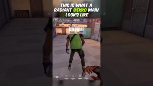 This is what a radiant Gekko main looks like #shorts #valorant