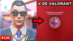 V de Valorant Pegando Imortal AO VIVO De Chamber