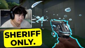 Valorant, but I'm Sheriff Only.