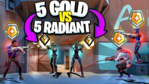 5 GOLD vandal vs 5 RADİANT sherif  | valorant