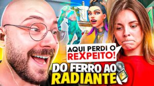 A PARTIDA mais DIVERTIDA que já JOGUEI! FERRO AO RADIANTE #7 -VALORANT