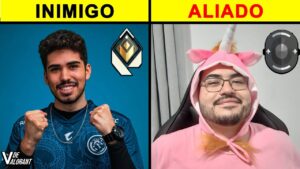 MEU INIMIGO vs MEU ALIADO (Valorant)