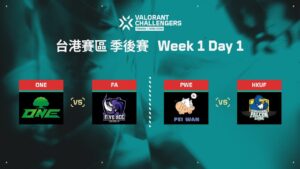 [中文] ONE vs FA | PWE vs HKUF — VCT 特戰英豪挑戰賽 台港賽區 — 季後賽 第一週 第一天