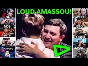 REAÇÃO DOS STREAMERS com LOUD DESTRUINDO a EDG