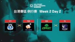 [中文] YYY vs PWE | ONE vs FA — VCT 特戰英豪挑戰賽 台港賽區 — 例行賽 第二週 第二天