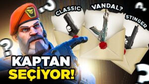 5v5 ama SİLAHLARI takım KAPTANLARI seçiyor! Valorant