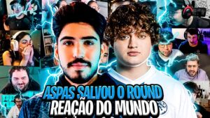 ASPAS SALVANDO UM ROUND QUE A LEVIATÃ TENTOU ENTREGAR! (Reação dos streamers)