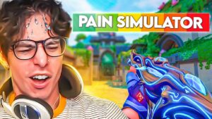 I used a Period Pain Simulator and played Valorant