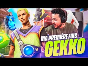 JE JOUE GEKKO POUR LA PREMIÈRE FOIS (Valorant ft. Squeezie)
