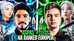 O Dia que o ASPAS TILTOU O LESS no X1 de JETT na RANKED EUROPEIA! (Momentos da LOUD 2023)