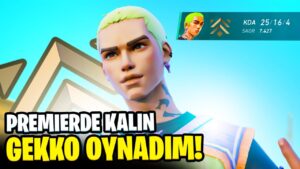 PREMİER turnuvasında GEKKO alıp, RAKİBİ yok ettim! | Valorant
