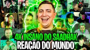 REAÇÃO DO MUNDO AO SAADHAK DESTRUINDO A SENTINELS no PISTOL! (REAÇÃO DOS STREAMERS