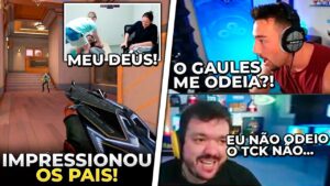 TCK NÃO ESPERAVA QUE GAULES FOSSE FALAR ISSO! RADIANTE DE 13 ANOS IMPRESSIONOU TODOS - VALORANT