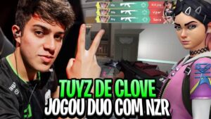 TUYZ ABRIU LIVE APÓS JOGO CONTRA NRG e AMASSOU DE CLOVE na RANKED!