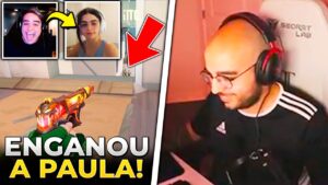 XAROLA ENGANOU PAULA NOBRE COM CLONE DO YORYU! SACY SURPRESO COM FIO DE CYPHER - VALORANT