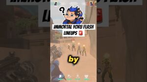 3 INSANE Yoru Flash Lineups on Lotus #valorant