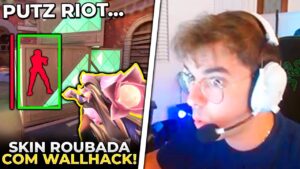 A SKIN MAIS ROUBADA DO VALORANT (WALLHACK)! MWZERA FICOU IMPRESSIONADO COM FLICK - CLIPS