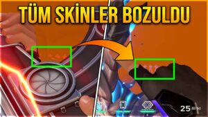 ANİMASYONLU SKİNLER BOZULDU! DUVAR ARKASINI GÖSTERİYOR! VALORANT
