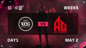 EDG vs AG - Week 5 Day 1 - VCT CN Stage 1