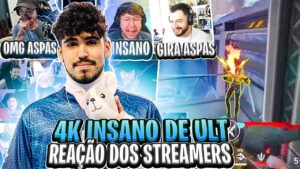 REAÇÃO DO MUNDO ao 4K INSANO do ASPAS DEIXANDO TODO MUNDO EM CHOQUE! (GEN G x LEVIATÃ)