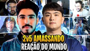 REAÇÃO DO MUNDO ao ASPAS e COM FAZENDO um 2v5 que PARECIA IMPOSSIVEL!
