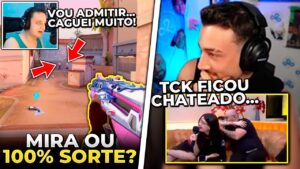 TCK FICOU CHATEADO COM F0RSAKEN! MIRA DE UM RADIANTE COM 100% SORTE - VALORANT