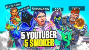 5 YOUTUBER 5 SMOKE KARAKTERİ ALIRSA NE OLUR? (rakip delirdi)