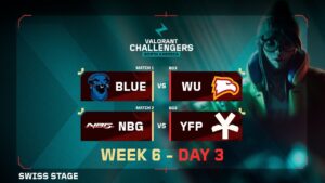 BLUE vs WU | NBG vs YFP | VALORANT Challengers NA | Week 6 Day 3 | A | Swiss Stage 3